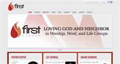 Desktop Screenshot of livingstonfirstchurch.com